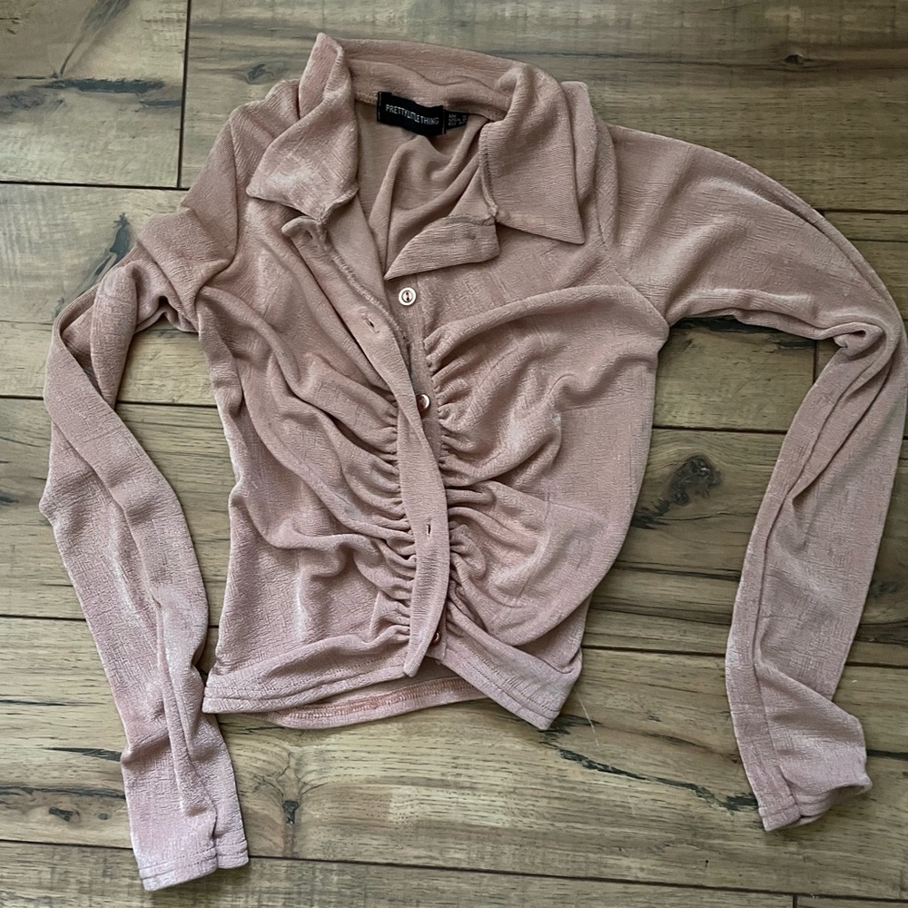 Pink long sleeve shirt